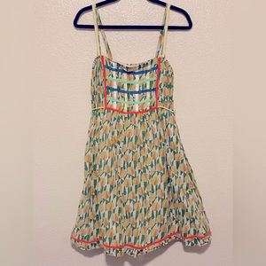 Free People
M(8) Bohemian, summer, mini dress, abstract design